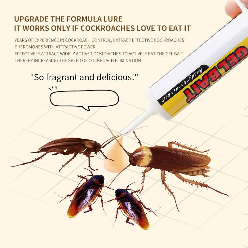 Cockroach Gel Bait with Syringe Tip