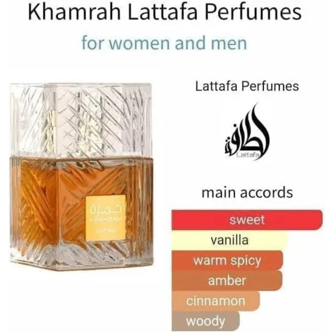 Khamrah Perfume - Eau De Parfum 100Ml