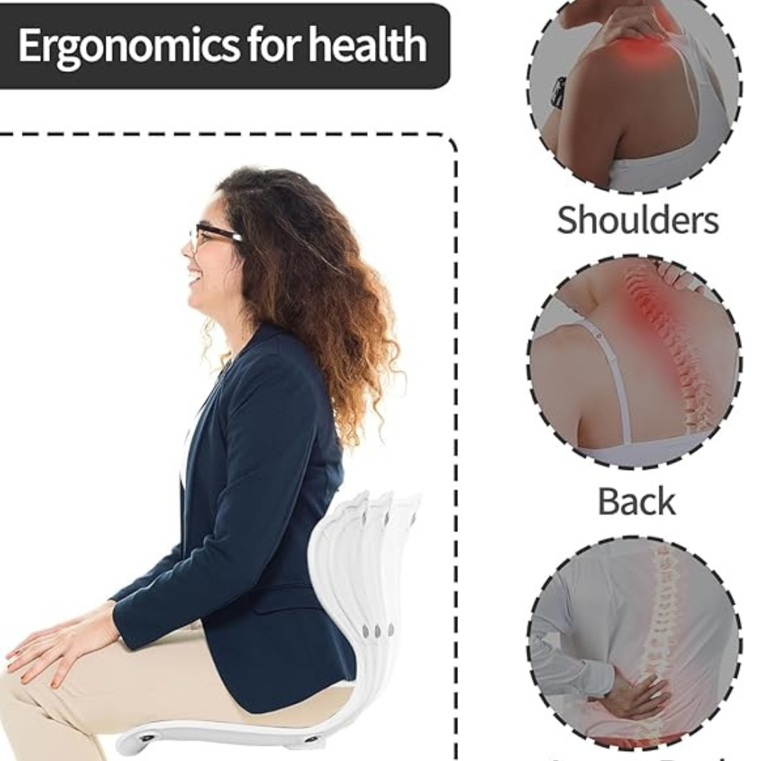 Comfort Posture Correction Chair Seat | Ergonomic Back Support