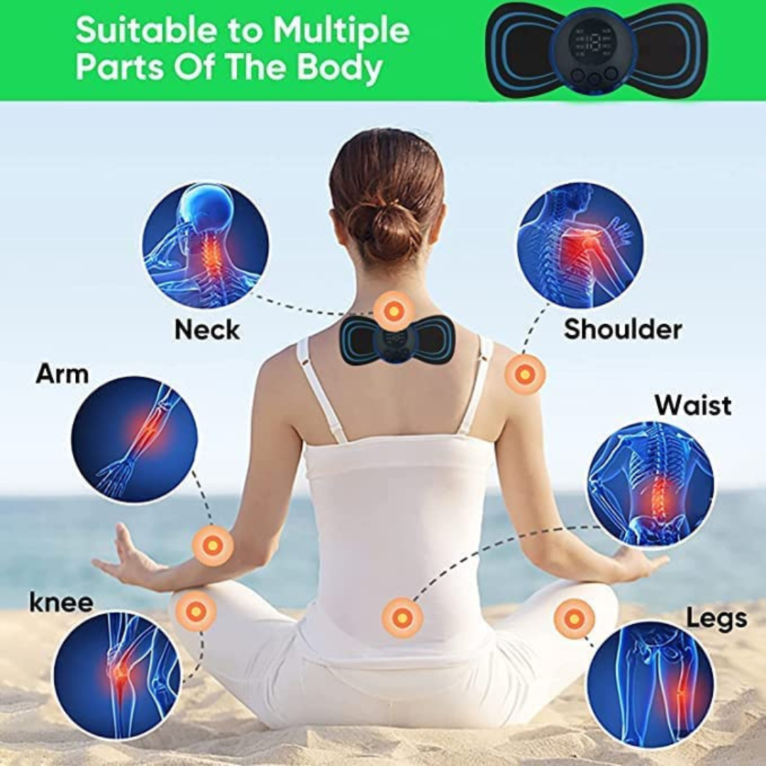 Cordless Mini Massager | Neck, Shoulder, Back & Leg Relief Device