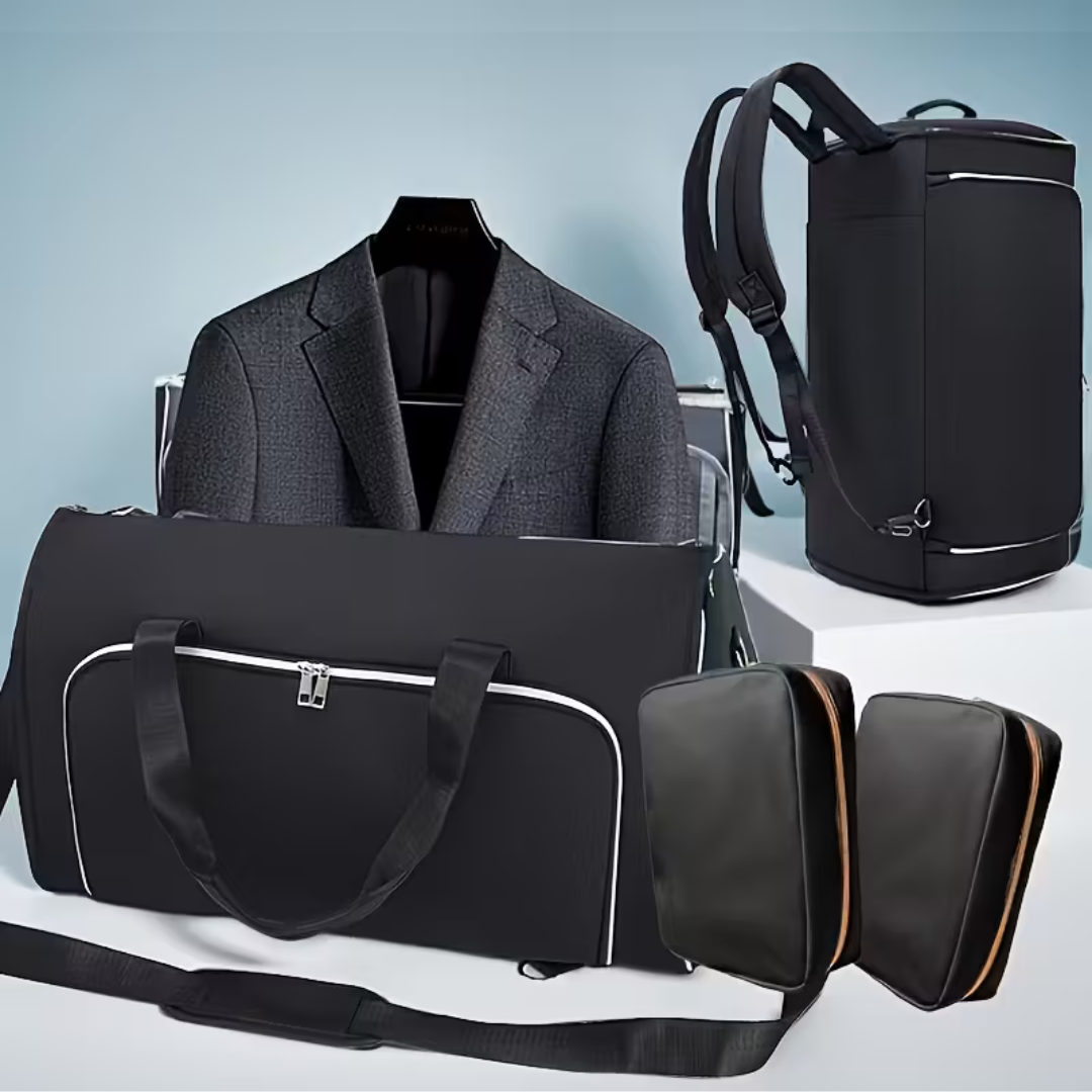 3-in-1 Travel Duffel Bag | Waterproof Garment Organizer